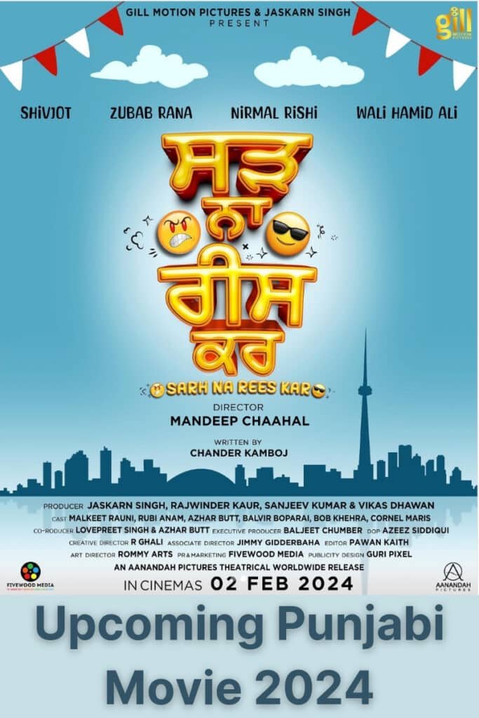 Sarh Na Rees Kar: Shivjot's Upcoming Punjabi Movie 2024