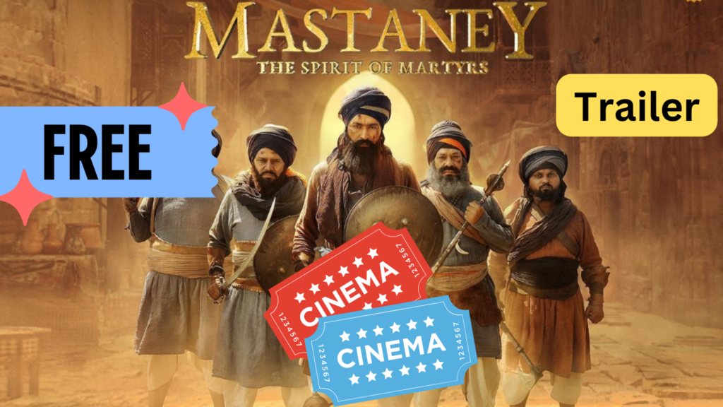 Watch Mastaney Trailer in Cinema's with Free Tickets