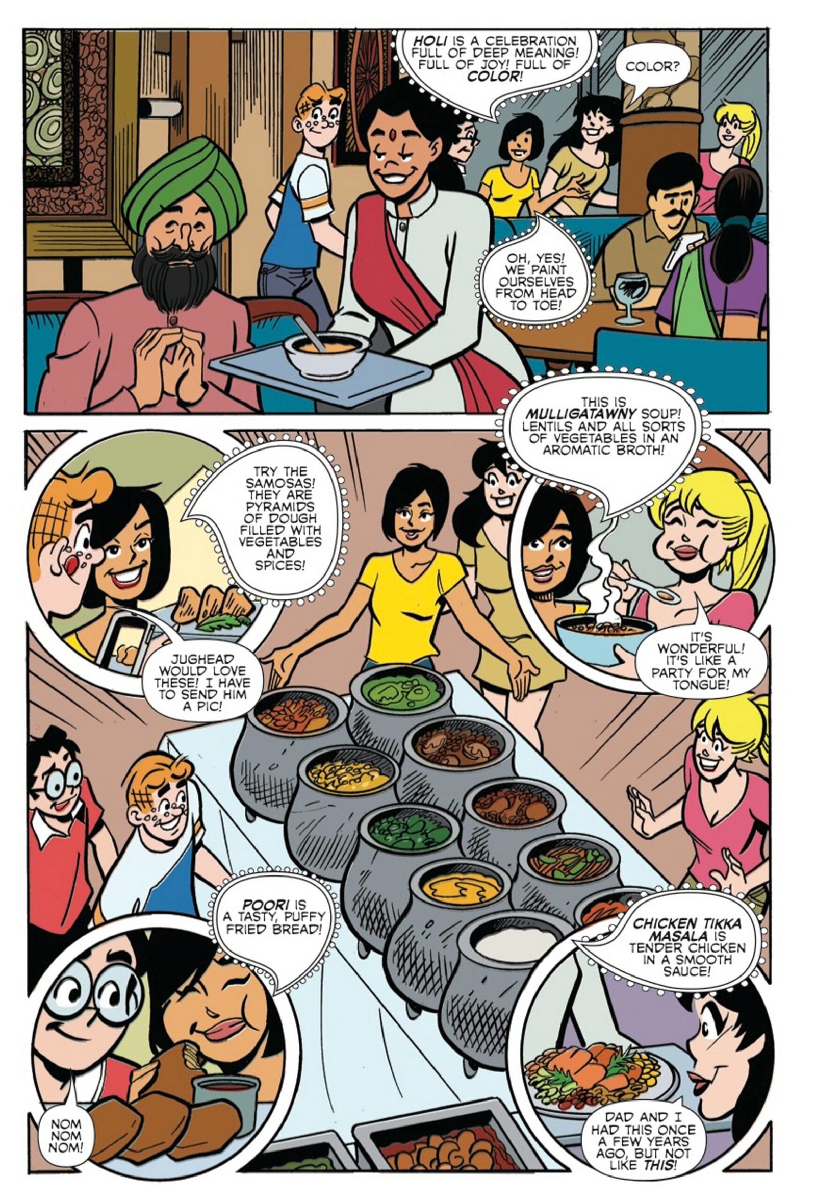  Archie & Friends Celebrate Holi in New Comic!