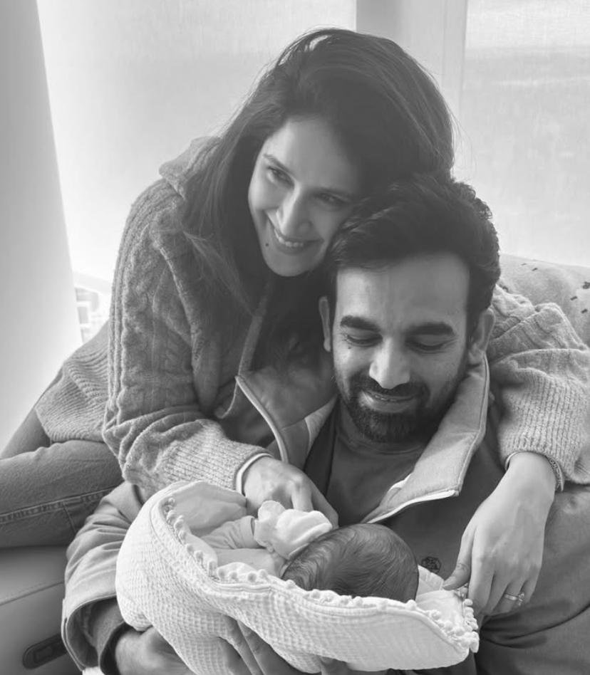  Zaheer & Sagarika Welcome Baby Boy